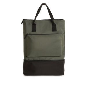 DSW Green Canvas like backpack bag. NWT never taken out of plastic.